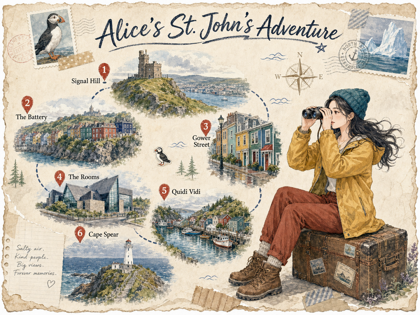 Alice 的圣约翰斯 AI 插画导览图